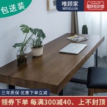 Solid wood desk corner computer desk double desktop home studio desk office corner irregular study