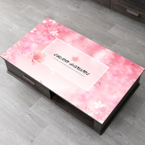 Girl heart tea table tablecloth table mat waterproof and oil-proof non-washing plastic tablecloth simple Net red dormitory tablecloth