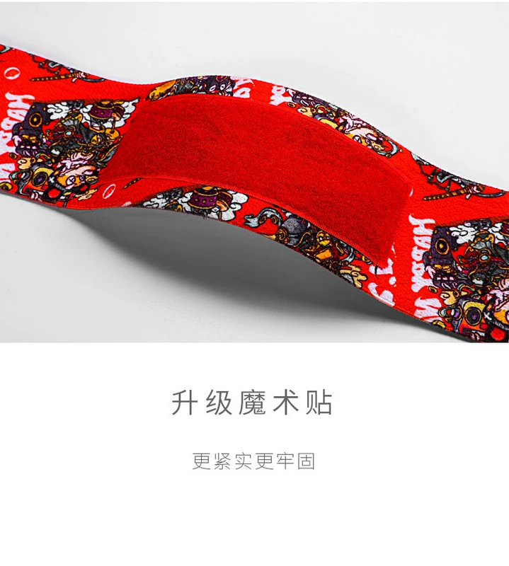 Băng quấn Sao năm Tý Cổ tay Laura Nam Luyện tập sức bền Thể dục Chống bong gân Băng cổ tay Thể thao Đồ bảo hộ Nữ Máy ép băng ghế dài - Dụng cụ thể thao