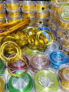 Flat Wire, Round Wire - Special Aluminum Wire for Cloisonné Enamel Painting, Sand Painting, Gold Wire, Colored Wire, an