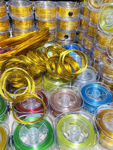 Flat Wire, Round Wire - Special Aluminum Wire for Cloisonné Enamel Painting, Sand Painting, Gold Wire, Colored Wire, and Filigree Wire Materials
