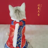 Праздничнный удерживающий тепло демисезонный пуховик, ципао для принцессы, китайский стиль