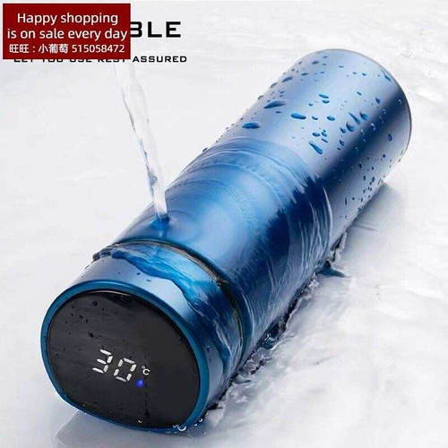 Новая 500 мл вакуумная температура на дисплее бутылка с горячей водой t