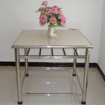 Xiaodaozi simple folding table household stainless steel dual-purpose environmentally friendly four-legged heating table economical electric heating table