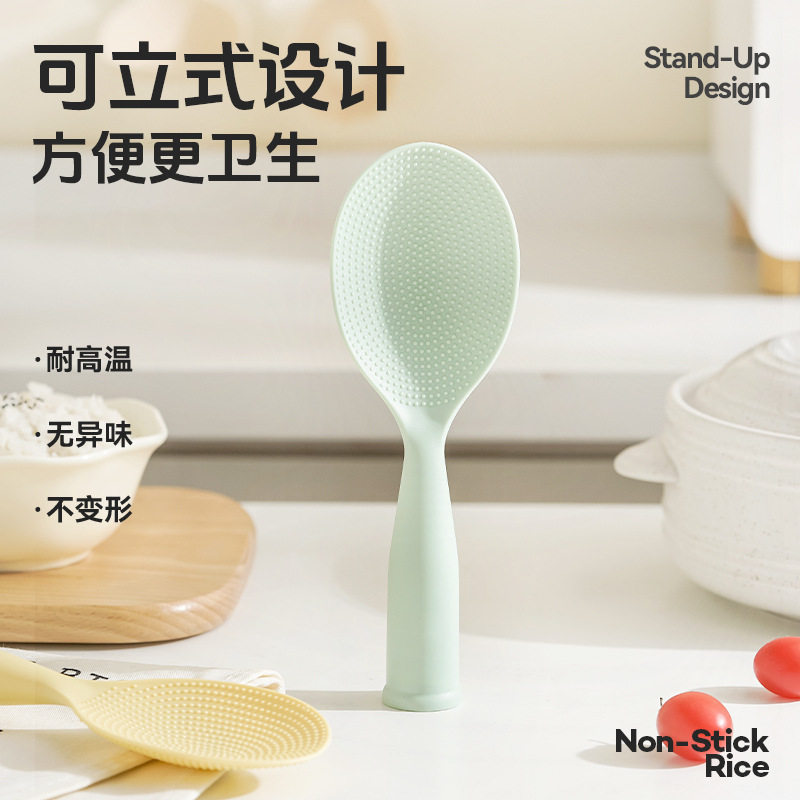 食品级白色PP材质勺子:厨房必备神器,耐用又安全!🌟-扭曲勺-淘宝百科网