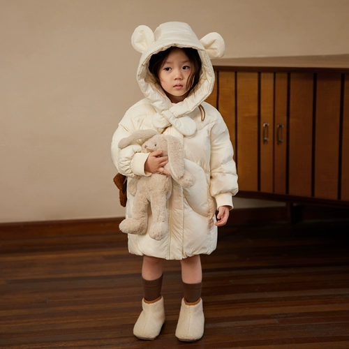 Детский зимний пуховик, детская удерживающая тепло куртка