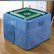 Hemp machine fire cover 80x80 new table cover can be uncovered light luxury plus velvet padded heating stove cover cloth