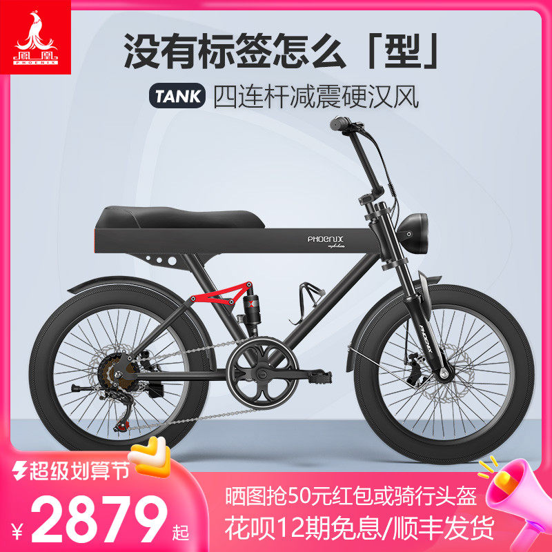 Phoenix 20 inch electric bicycle electric car snow sand disc brake built lithium electric electric electric electric car electric bike