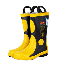 Shenlong 02 Firefighting Boots Fire Fighting Rescue Boots Flame Resistant Waterproof Fireproof Boots Firefighter Equipment Boots