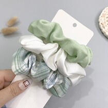 Floral headdress female Korean fashion large intestine Hairband ins Korean fairy Qi students advanced sense head rope elegant versatile