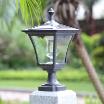 Ultra Bright Home Solar Wall Lamp Villa Gate Outdoor Waterproof Patio Column Headlights Garden LED retro light