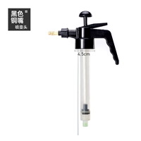 Черная медная горшка с брызги рта