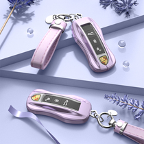 Porsche Cayenne key set Paramela 178 911 high-grade personality metal car key case chain bag macan