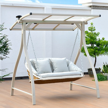 Outdoor Autumn CourtyVilla Garden Double Rocking Chair Swing Outdoor Designer Sales Building