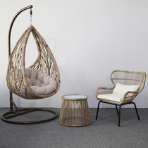 Outdoor hanging net red hanging basket singles rocking chair household balcony courtyard hanging chair chair room lazy chair