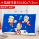 . Gối cao su trẻ em san hô lông cừu 44x27 mùa đông 50x30 cm cho bé mùa đông flannel sang trọng gối da lộn - Gối trường hợp