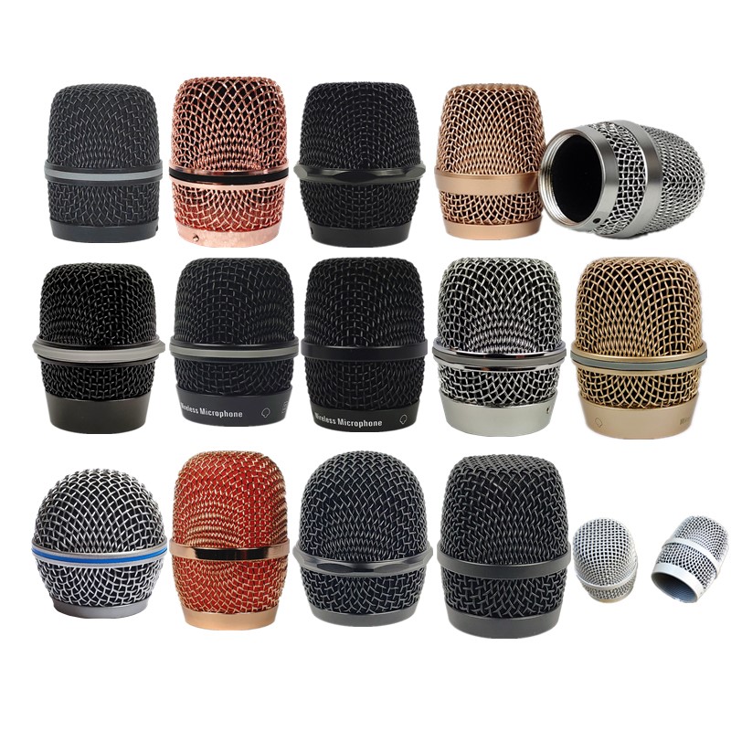Wireless Microphone Hood Mike Cover Mike Mesh Hood Mesh Head Accessories Big Full Ktv Strengthen Steel Mesh Children Set Up Versatile