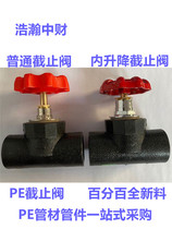 PE water pipe fittings hot melt Ball Valve Globe Valve Globe valve gate valve pe pipe fittings internal lift valve 2025324050