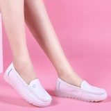 Униформа медсестры, летняя высокая белая обувь на платформе, комфортные дезодорированные рабочие туфли, мягкая подошва, против усталых ног