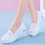 Кушон, униформа медсестры, дышащая нескользящая обувь, дезодорированные комфортные летние белые туфли, мягкая подошва, против усталых ног