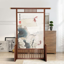 New Chinese Custom Screen Partition Solid Wood Living Room Hotel Office Tea Room Home Shade Home Screen Home Screen