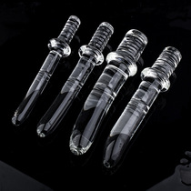 Glossy glass crystal for men and women anal plug vaginal pull beads masturbation mace adult supplies