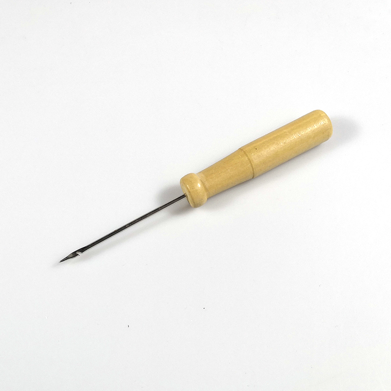 Hook line awl wooden handle awl puncture awl wooden handle binding needle hook awl with hook awl financial binding supplies