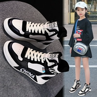 Демисезонная вместительная и большая детская нескользящая высокая спортивная обувь, подходит для подростков, осенняя