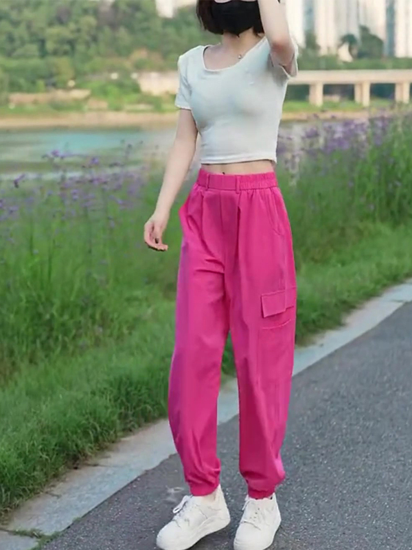 American-Style Quick-Dry Workwear Sports Pants for Women 2025 Spring/Summer Vintage Hot Girl Jogger Harem Pants Loose Slimming Casual Pants American-Style Quick-Dry Workwear Sports Pants for Women 2025 Spring/Summer Vintage Hot Girl Jogger Harem Pants Loose Slimming Casual Pants