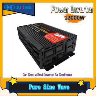 J U XING 12000W PURE SINE WAVENVERTER DC12V в AC230V