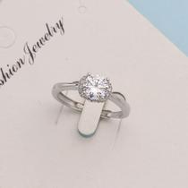 S925 sterling silver 1 carat moissanite diamond ring for women Korean version light luxury niche index finger ring proposal ring gift for girls
