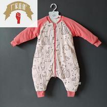 Baby sleeping bag combed cotton quilted sleeping bag