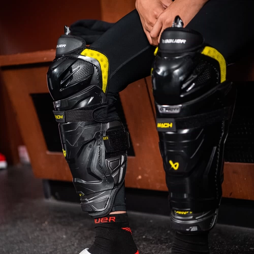 bauer Хоккей, защитное снаряжение, комплект, детский шлем, перчатки, гетры, налокотники, подходит для подростков