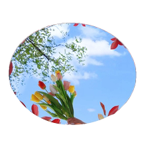 Photography props acrylic photo mirror outdoor special-shaped mirror sticker creative reflector high-definition selfie reflection board