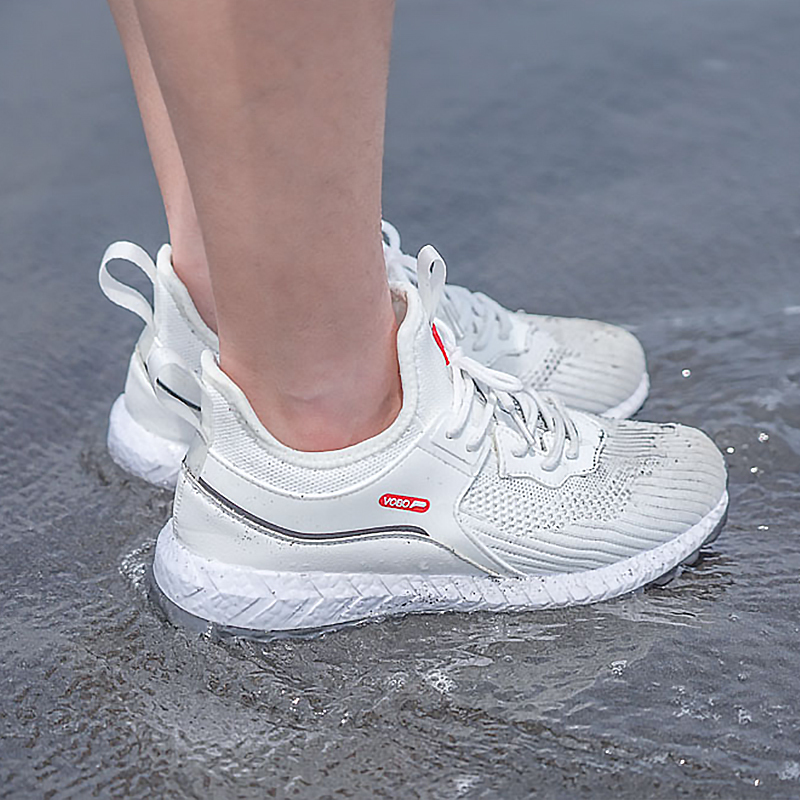 Orange Outdoor Waterproof Sports Shoes for Women and Men, Black Technology, Anti-Fouling, Anti-Slip, Rain-Proof, Mountaineering, Casual Hiking Shoes