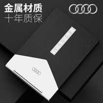 Audi driving permit or license leather customized sleeve ultra-thin jia zhao ben xing shi zheng tao two-in-one license sets