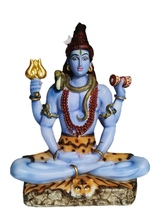Hindu Shiva statue Shiva Shiva statue Tantra big sky resin material high 21cm yoga yoga