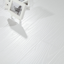 Pure white pure black wear-resistant waterproof Nordic reinforced composite wood floor household clothing store factory direct 12mm