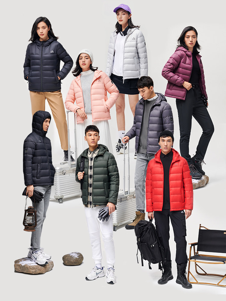 pelliot 伯希和 700蓬 轻薄短款连帽羽绒服 淘宝优惠券折后￥299包邮（￥499-200）男、女款多色可选