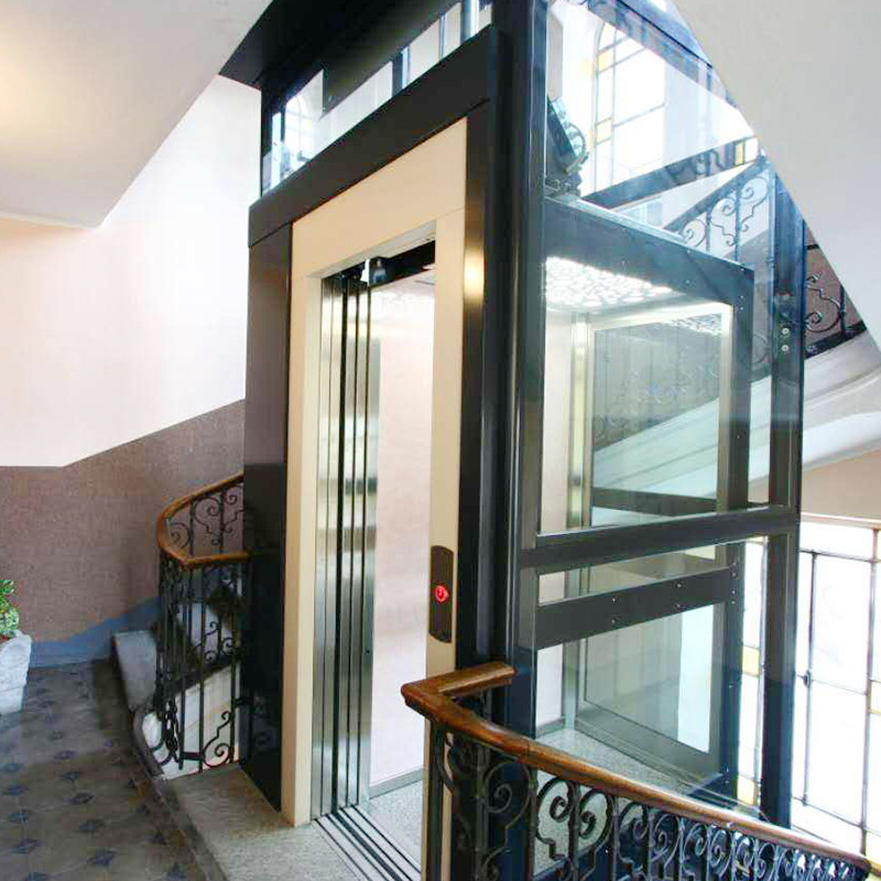 Home elevator private small elevator duplex attic sightseeing elevator self-built house indoor second and third floor electric elevator