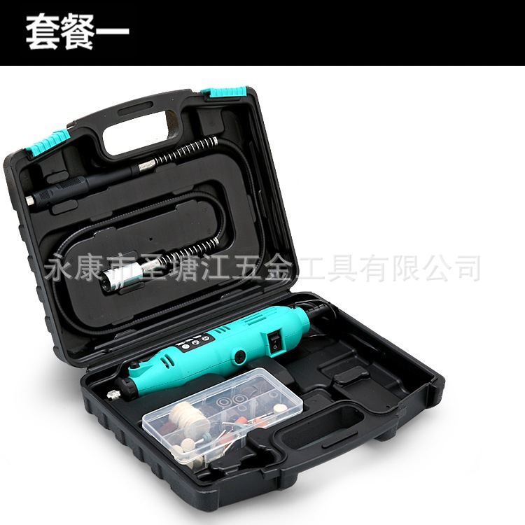 Jade engraving machine Mini electric grinding pen wood sculpted root carved Bodhi honey wax polished electric grinding machine tool straight mill