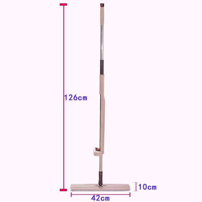 Large Number Free Hand Wash Flat Mop 42cm Sloth Self Squeeze Water Style Mop Wood Floor Tile Home Swivel Mound Cloth