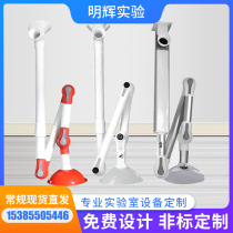 Laboratory universal suction hood ventilation air collection Hood pp exhaust ventilation hood laboratory three-section mobile exhaust hood