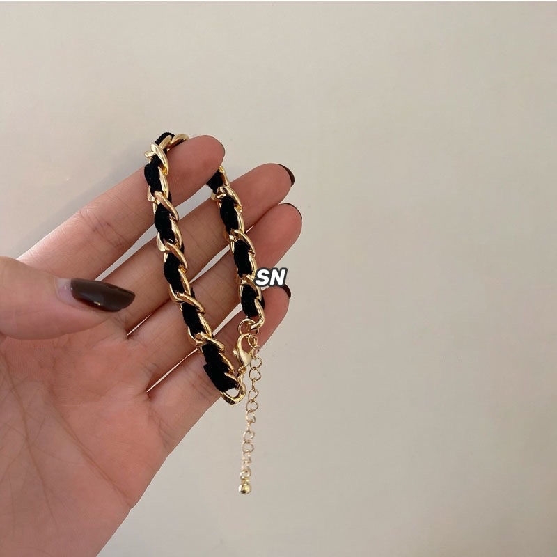 In small fragrance cortex bracelet fashion high-level niche design simple retro-bracelet