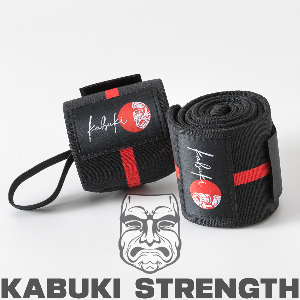 25年必买！KABUKI歌舞伎鬼脸护腕，卧推比赛神器避坑指南-运动护腕-淘宝好物网, image size:1200x1200