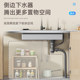 Jomow Thickened Double-Slot Converted to Single-Slot 304 Stainless Steel Sink Kitchen Household Vegetable Washing Basin Above and Below Counter Dishwashing Sink