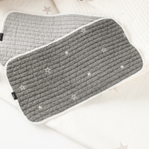 Korean newborn baby pillow towel baby Cloud Pillow anti-spit milk sweat absorption breathable flat pillow cotton newborn pillow