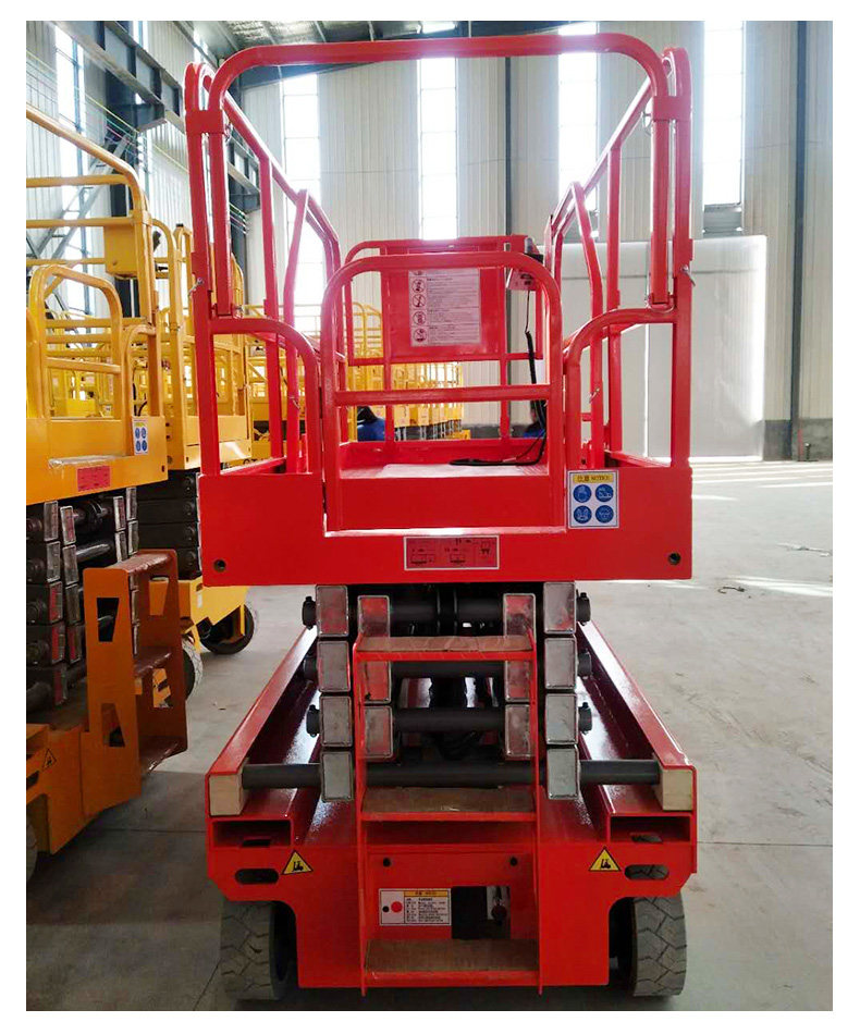 Fully Self-Propelled Scissor Lift Small Electric Adjustable Platform Movable Electric Hydraulic Aerial Work Vehicle