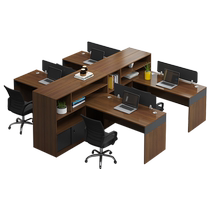Financial desk staff office desk and chair combination staff screen double face-to-face simple modern 246-person office desk