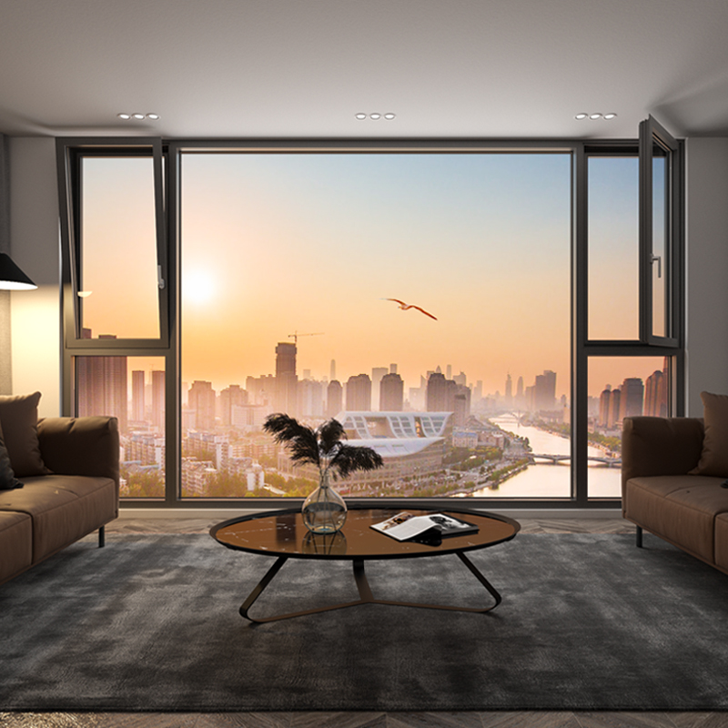 Likei City Door and Window 108 series window fracture bridge inner - open bedroom inner - door - window insulation glass window